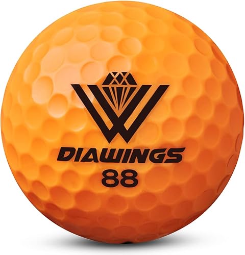Miniatura 2 de Diawings Max Distance - Pelotas de golf para máxima distancia, anticorte, giro bajo, tiros rectos, media docena, 6 pelotas  Blanco, rosa, naranja,