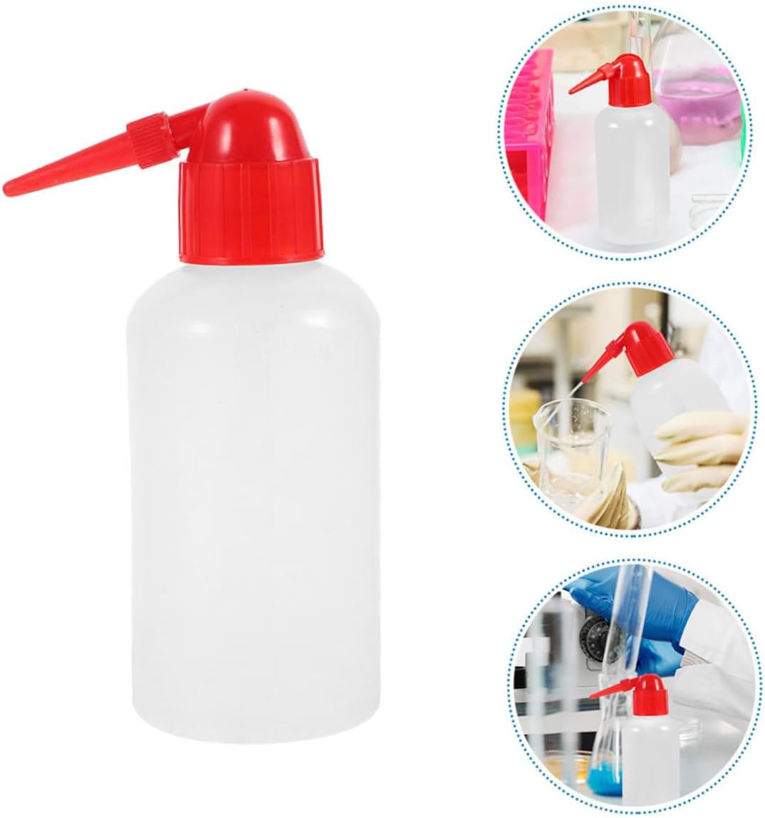 6pcs Plastic Lab Wash Bottles Squeeze Bottles Scale for Accurate Cleaning Plant Use
