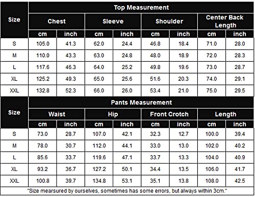 Ekouaer Christmas Pjs Set Mens Classic Long Sleeve Nightshirt With Long Bottoms Holiday Sleepwear Set(Red Christmas Pattern,Small) #TOP5