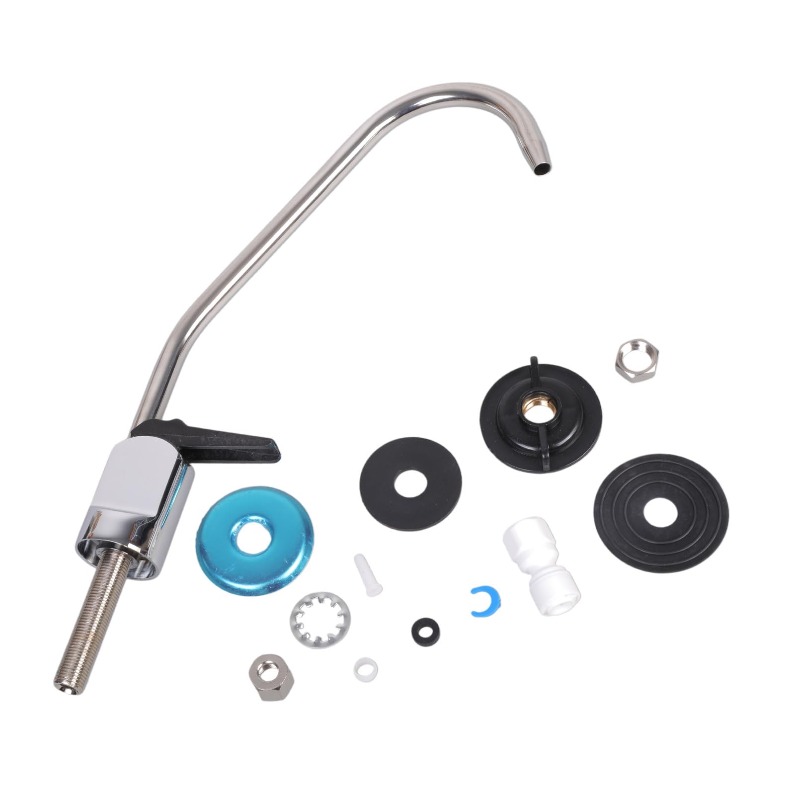 Uqezagpa Kitchen Faucet Drinking Water Purifiers Faucet Stainless Steels Sink Filter Tap Water Filtrations Single Cold Sink