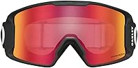 Vista 2 de Oakley Line Miner - Gafas de nieve (marco negro mate/lente de iridio Prizm, antorcha con kit de limpieza de lentes)