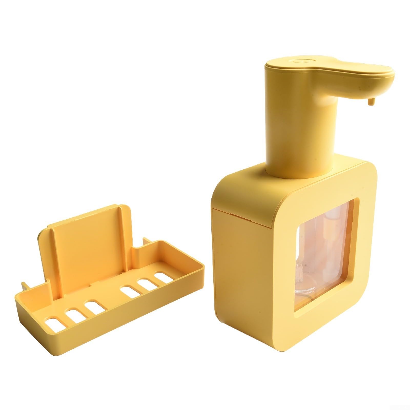 Dispenser automatico di sapone per bambini con capacità di 400 ml, ricaricabile tramite USB, schiuma con promemoria di utilizzo in 20 secondi e funzione impermeabile IPX5 (giallo)