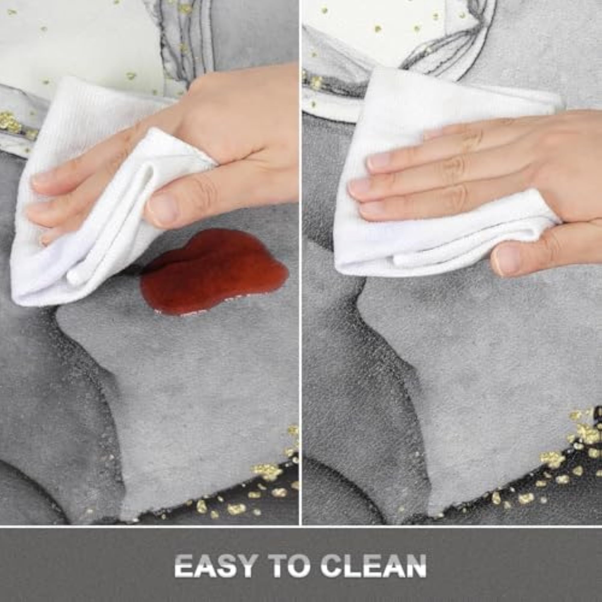 Cushioned Anti-Fatigue Kitchen Rug Set, Heavy Duty PVC