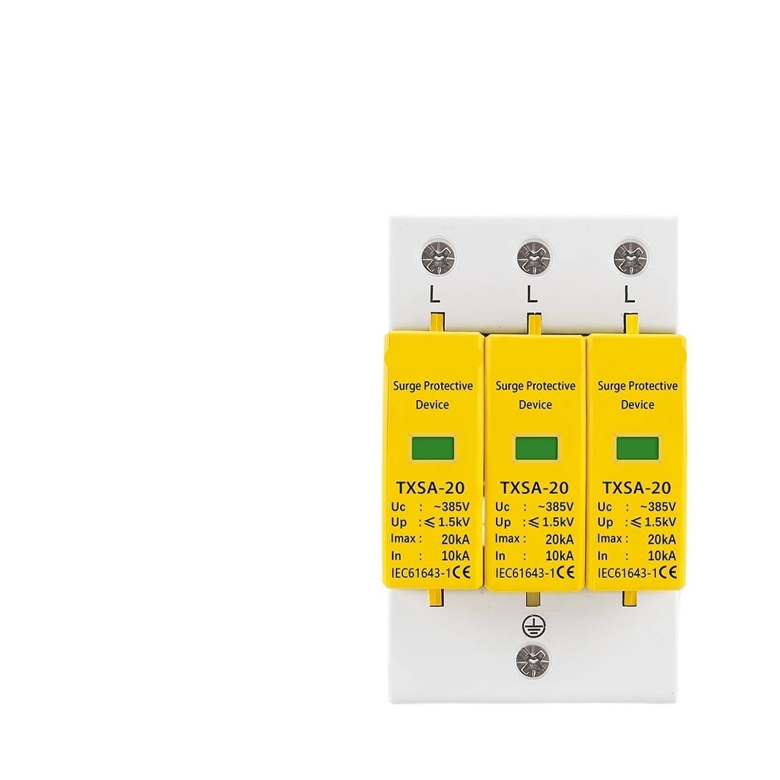 Protector contra sobretensiones y pararrayos Protector contra sobretensiones SPD 1P 2P 3P 4P Dispositivo de protección contra rayos doméstico de distribución de CA de bajo voltaje LBO 20KA 40KA 60KA(2