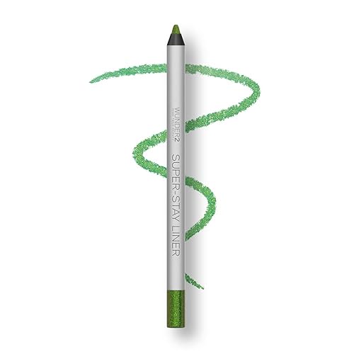 Wunder2 SUPER-STAY LINER - Lápiz delineador de ojos de maquillaje, manzana verde brillante, 1 unidad