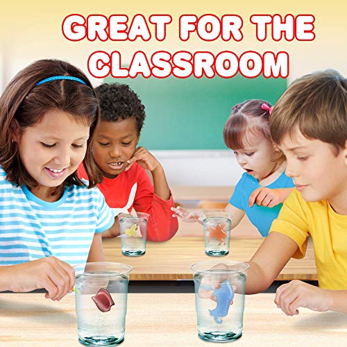 ArtCreativity Magic Growing Capsules, 6 Theme Packs, 72 Capsules - Unicorn, Mermaid, Dinosaur, Sea Life, Wild, Farm Animal - Magic Grow Water Toys, Easter Basket, Party Favor for Kids