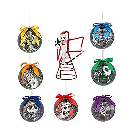 Shop Disney Juego de adornos de pesadilla antes de Navidad y decoración para árbol