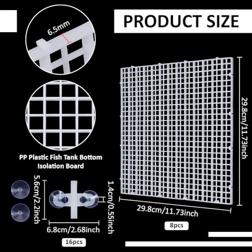 Séparateur d'aquarium blanc idéal pour aménager un espace d'élevage de crevettes - 3