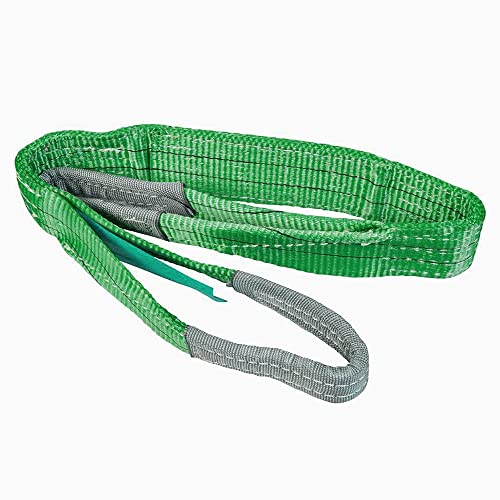 Image of QADAR Best Webbing Sling Lifting Belt and All-in-One Belt System, Webbing Slings for Lifting and Slinging, Quality Material for Safe Lifting (2 Ton (2 Meter))