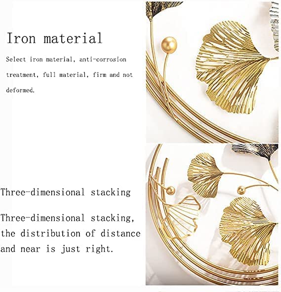 Image of SNS Decor Double Moon Metal Wall Art Decorations (Size-40x25inch) Modern Luxury Metal Wall Art Decor | Perfect 3D Wall Sculpture For Living Room, Drawing Room, Restaurant, Hotel & Office (Design-073)