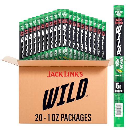 Jack Link's WILD Spicy Dill Pickle Meat Sticks - (20 Pack) 1 oz - image 1