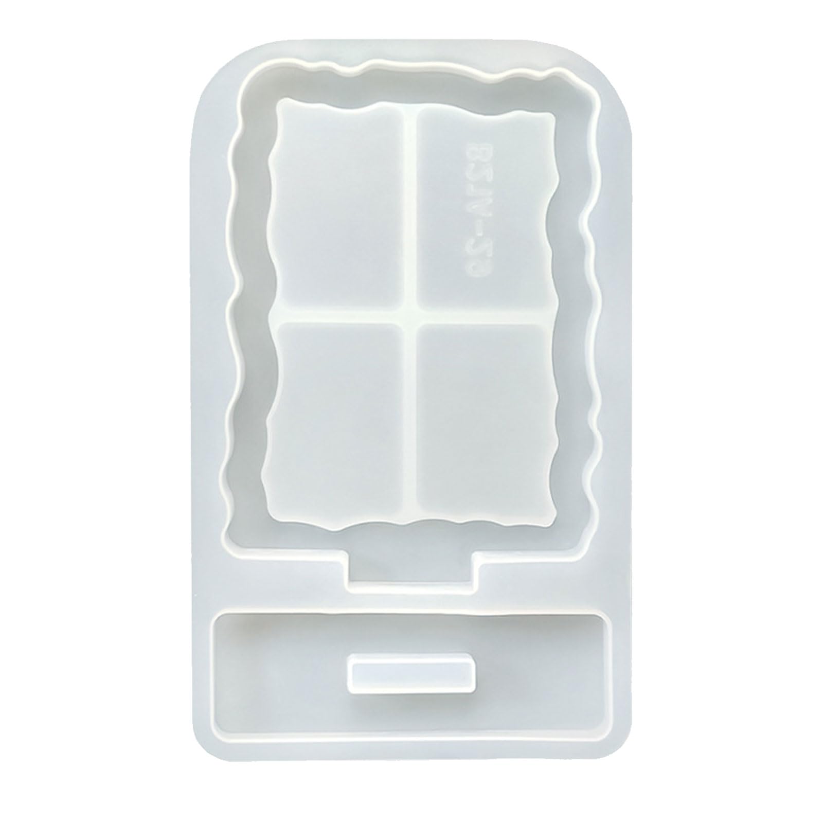 Psdndeww Resin Photo Frame Silicone Mold for Resin Casting Decorative Picture Display Frame Home Decoration Elastomer Rosin Cast