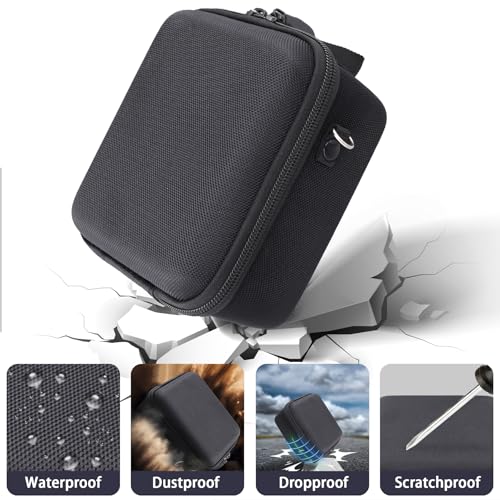 Funda rígida para cámara digital 4K con asa y correa miniatura 5