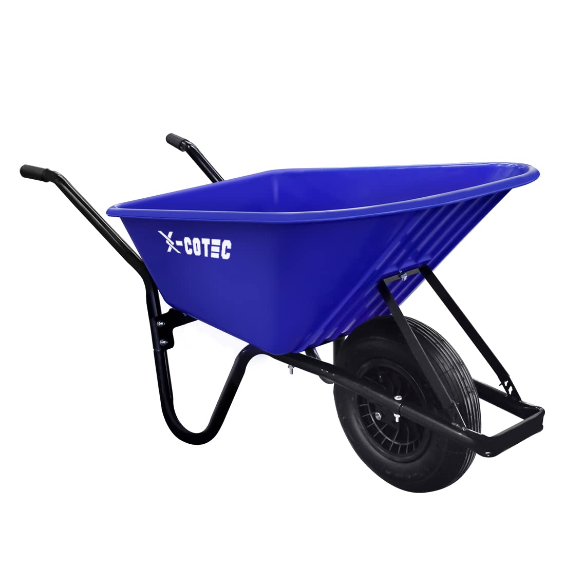 Buy XCOTEC Wheelbarrows, Heavy Duty Garden Wheelbarrows 100L 250KG