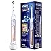 Oral-B Genius X Elektrische Zahnbürste/Electric Toothbrush, 6 Putzmodi für Zahnpflege, künstliche Intelligenz & Bluetooth-App, Designed by Braun, rosegold