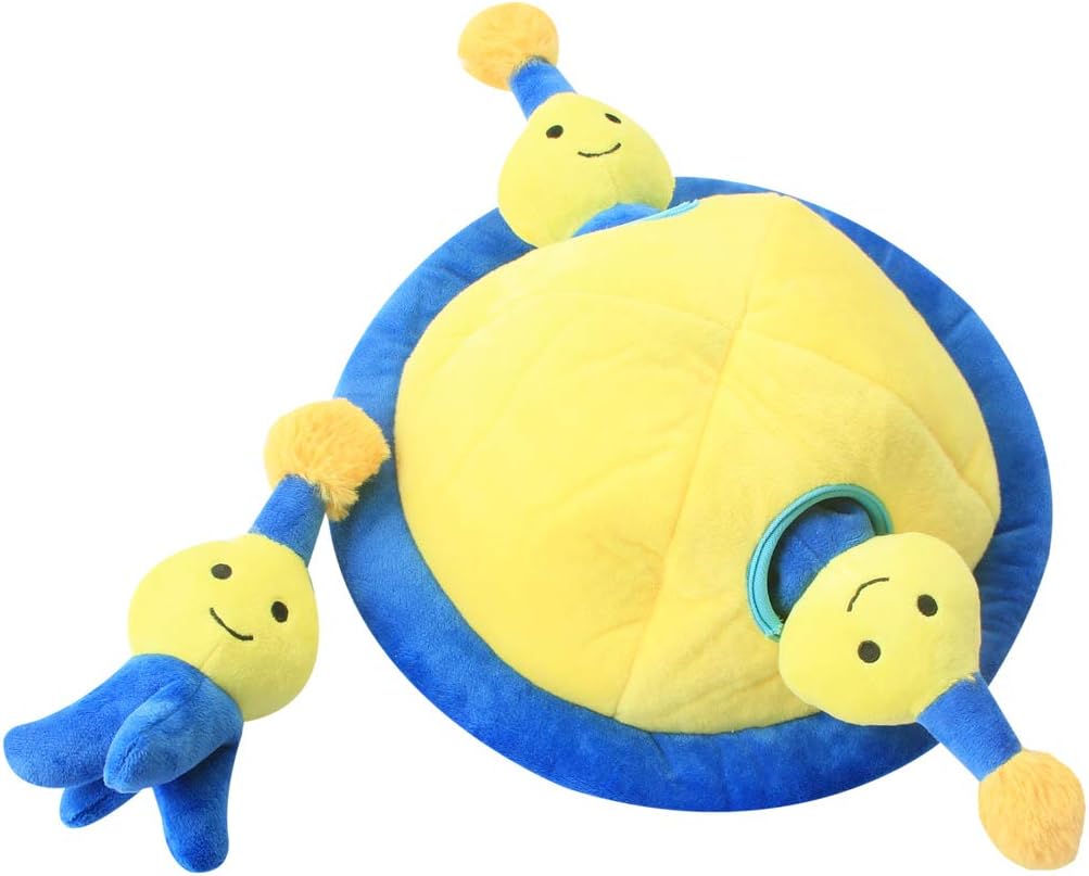 IFOYO Squeak Dog Toys, Durable Hide and Seek Interactive Plush Dog Toys for Medium Small Dogs, Pets, Halloween Christmas Dog Toy, Aliens