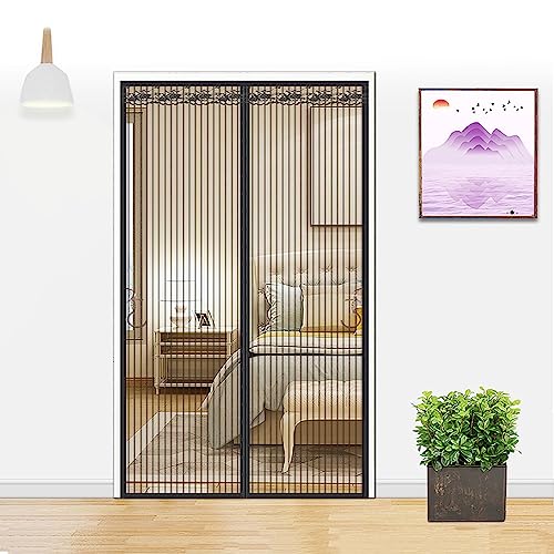 Tenda magnetica per porta, zanzariera magnetica, zanzariera per porta, zanzariera con chiusura magnetica, montaggio semplice con adesivo senza fori