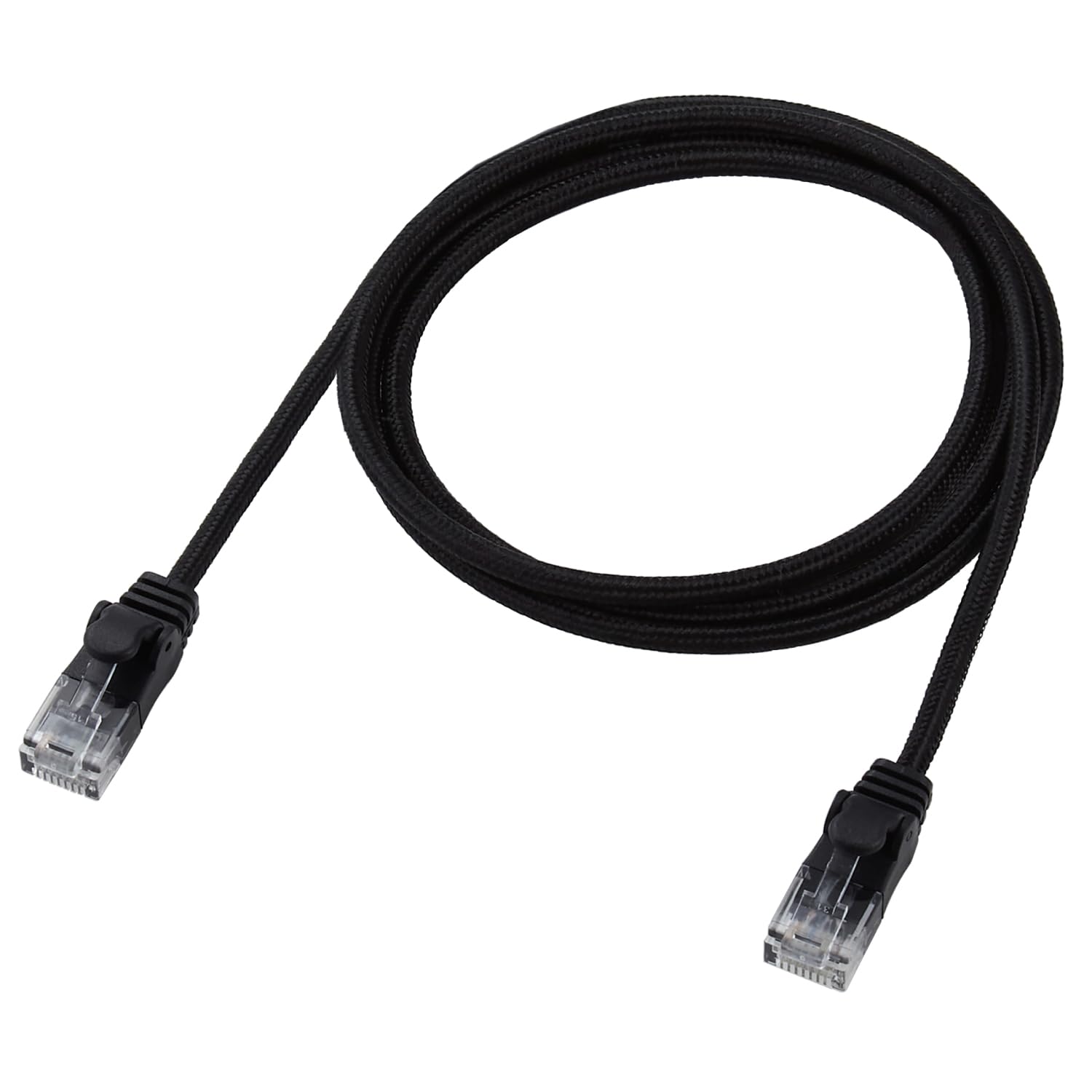 Amazon.co.jp: エレコム LANケーブル CAT6A 1m 爪折れ防止 メッシュ