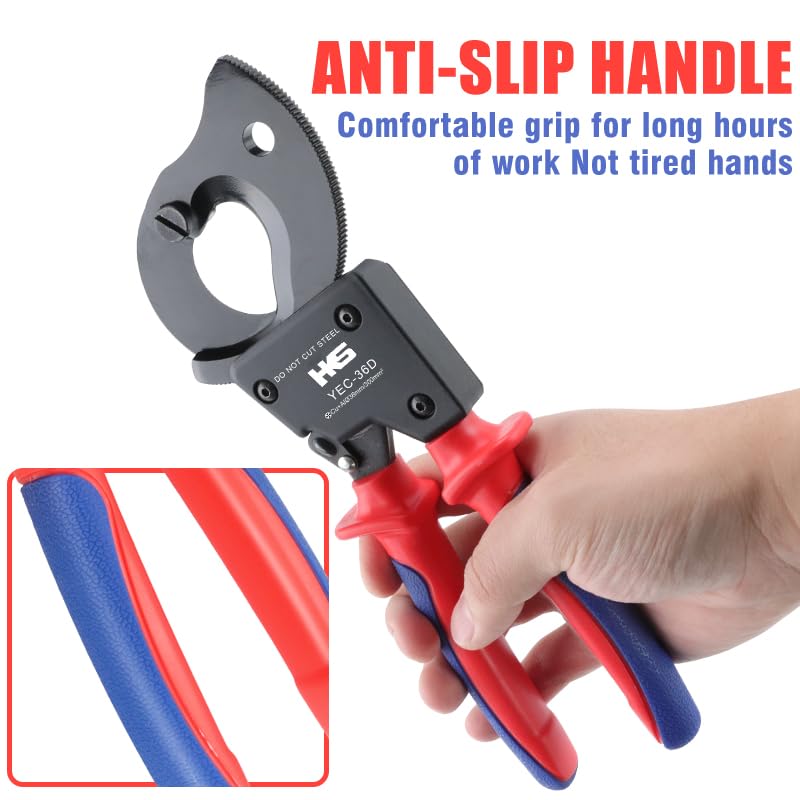 HKS Cable Cutter - Cut Aluminum & Copper Cables -4