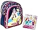 2tlg Disney Princess Super Set - Kindergarten-Rucksack/Kindergartentasche für die Brotdose/Trinkflasche (26x22x10cm) + Disney Princess - Puzzle on the Go! - 48 Teile - 23,1 x 26,3 cm