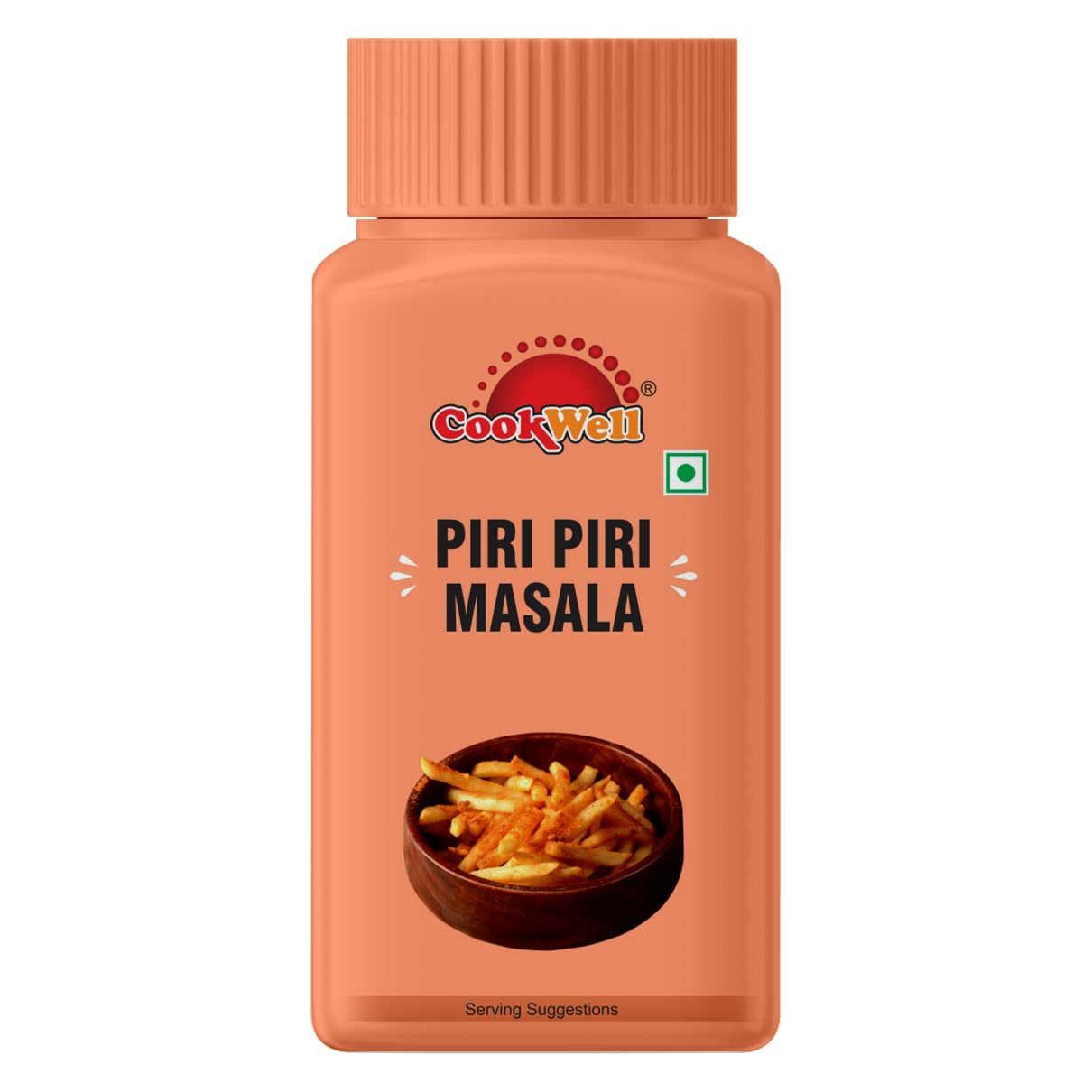 Cookwell Combo of Seasonings | Oregano 20g × 1, Mixed Herbs 25g × 1, Chilli Flakes 35g × 1, Piri Piri Mix 60g × 1 - Tasty & Health 4