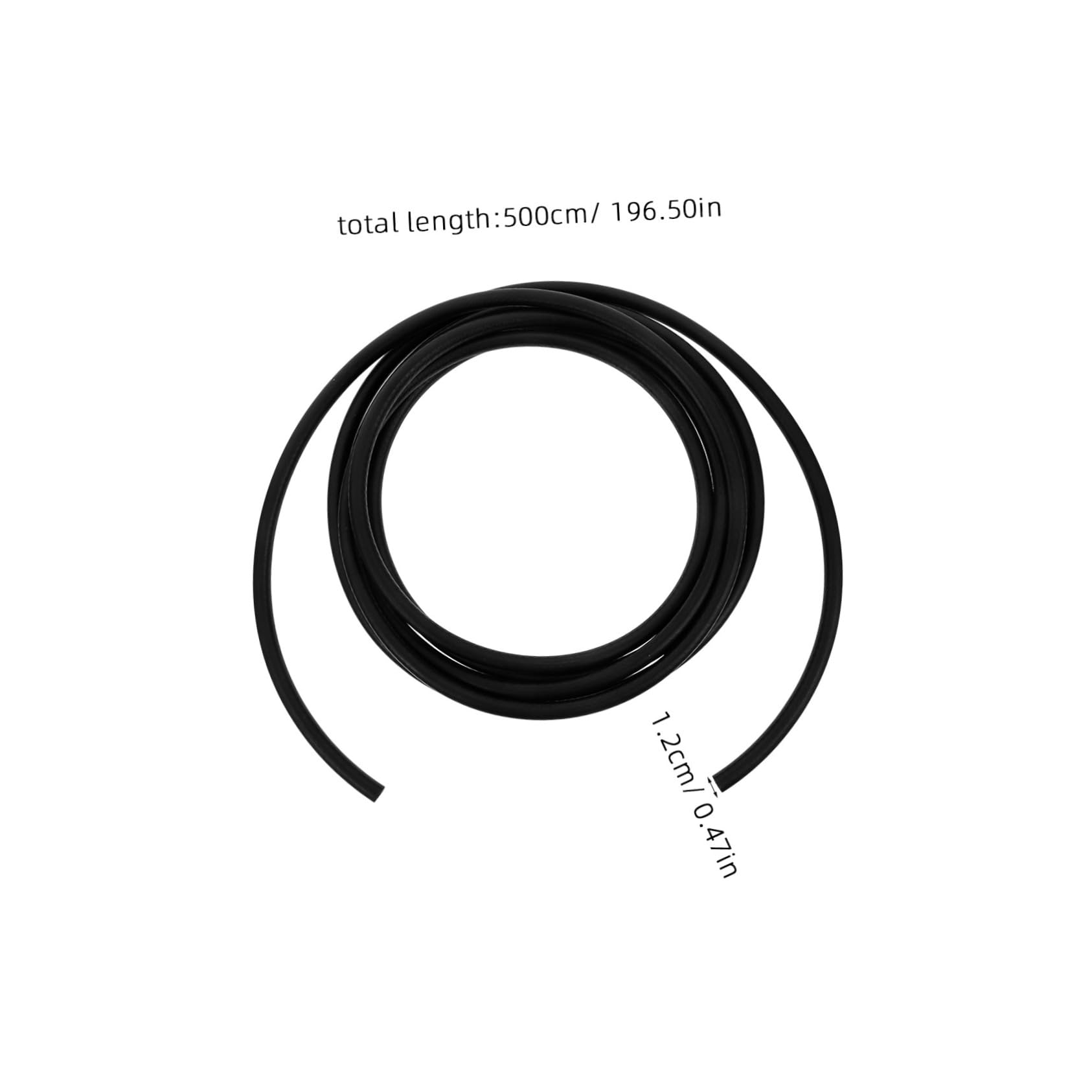 HAPINARY Lawn Mower Line Marine Line Motorcycle Accessory 6 * 12mm Nitrile Rubber Hose