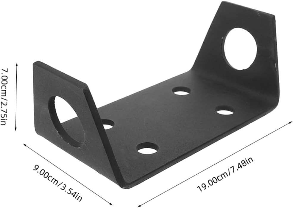 2Pcs Winch Mounting Cradle Plate for ATV Durable Hitch Mount Bracket Easy Installation for Trailers Versatile Towing Securing User Friendly Design