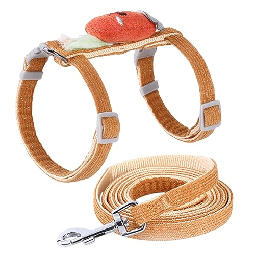 GRIRIW Pet Harness and Leash Kit Cat Harness for Walking Long Traction Rope Comfortable Fit