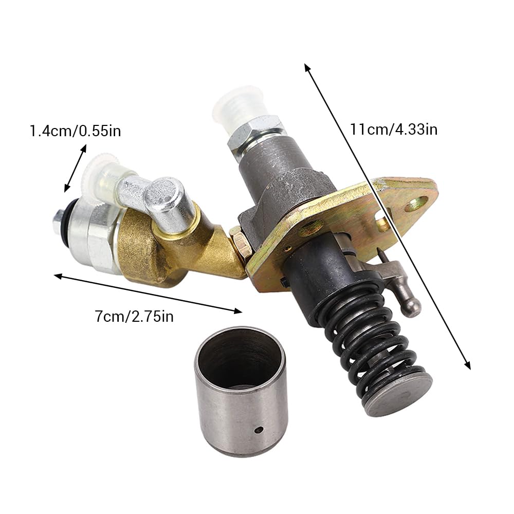 Iniettore di Carburante, Pompa di Iniezione del Generatore Diesel Monocilindrico 186Fa L100N 12V con Elettrovalvola Per Servosaldatrice del Gruppo Elettrogeno
