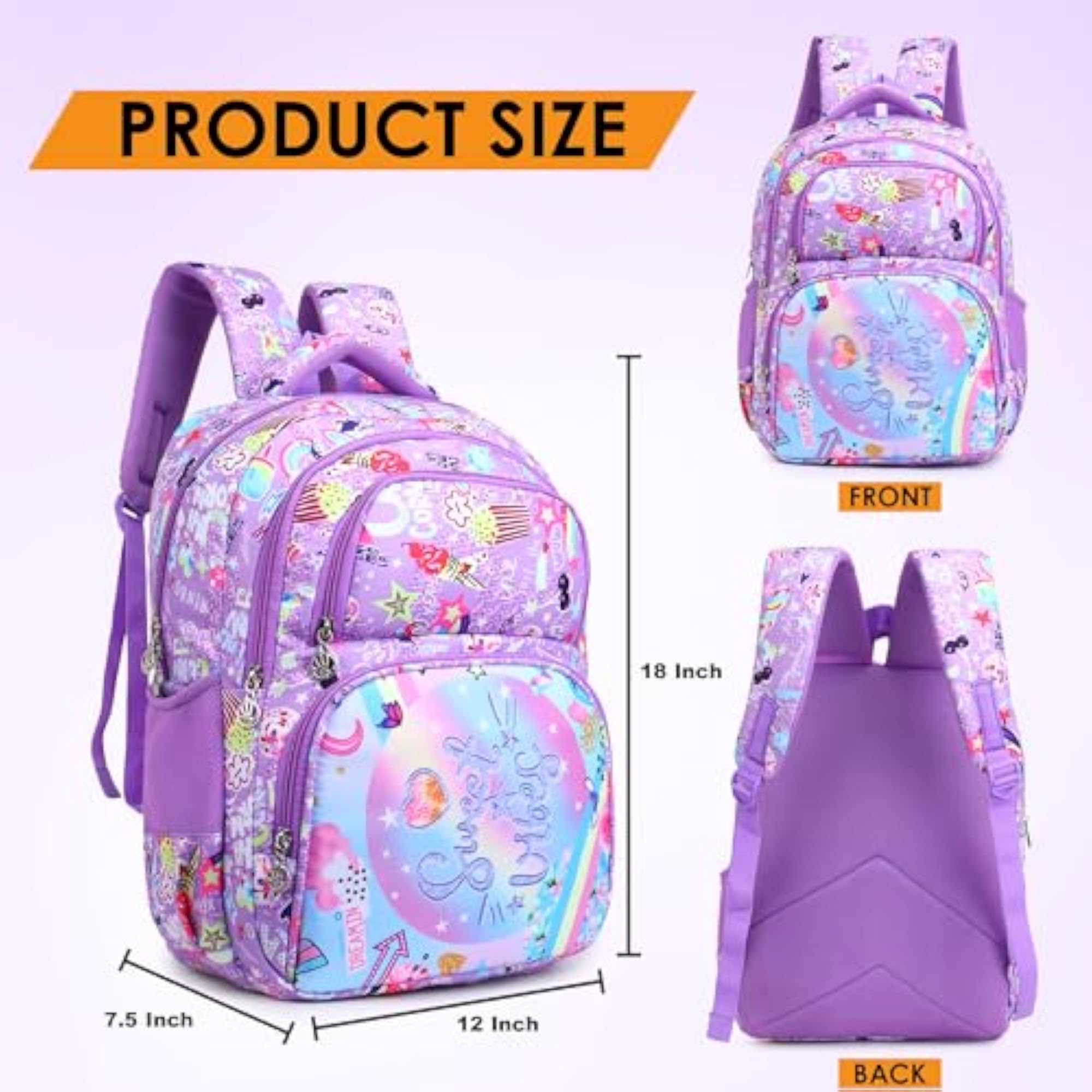 TINY TEEN Lightweight Casual School Bag for Kids