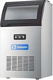 Máquina de Fazer Gelo Industrial Profissional Automática Restaurante 65 Kg/Dia Sebem 220V
