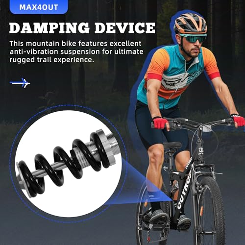 Max4out 7-Speed Dual Suspension Mountain Bike