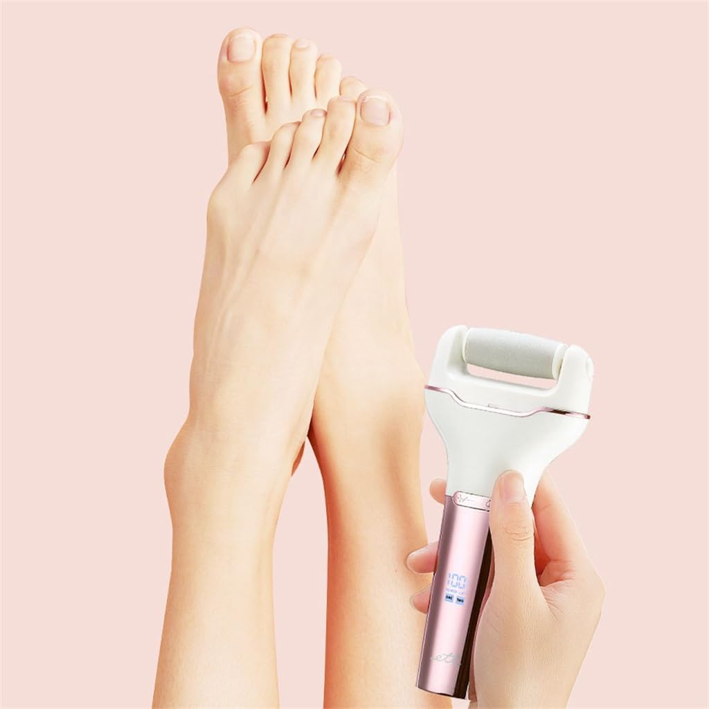 Electric Foot Grinder, Foot Grinding Machine, Digital Display, Electric Foot Grinder,(Black-JoJo's Bizarre Adventure1)