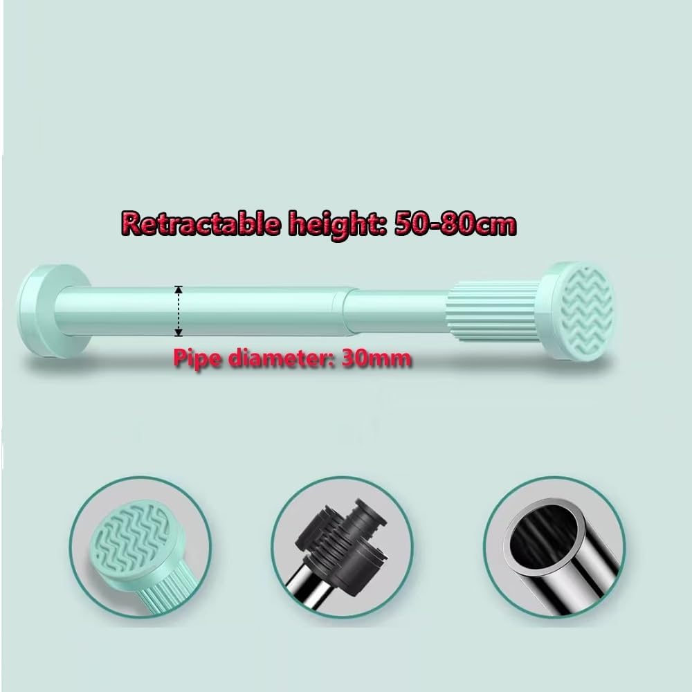 Patas telescópicas Ajustables para Fregadero: Varillas de Soporte de Acero Inoxidable sin Necesidad de taladrar para fregaderos bajo encimera. Altura: 90 cm (35,5 Pulgadas). Ideales para mue