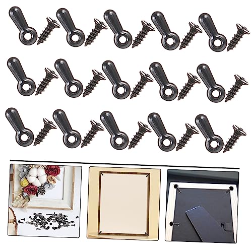 Image of DOITOOL 3sets Picture Hanging Kit Small Nails Sturdy Screws Wood Frame Hanger Home Decor Accessories 200pcs*3