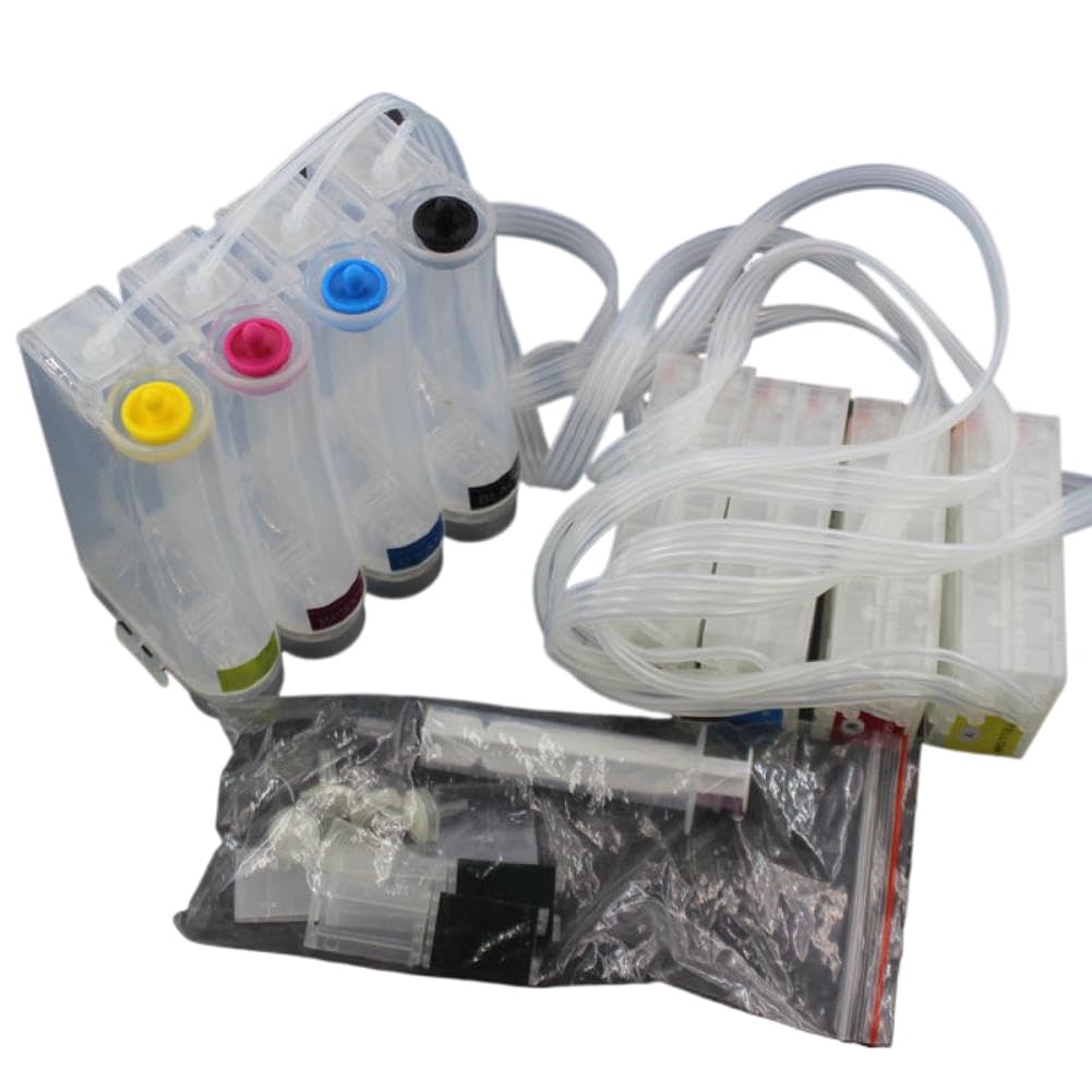 di inchiostro CISS vuoto compatibile con stampante per etichette - TM-C3500 TM-C3510 TM-C3520 GJiC22P senza chip