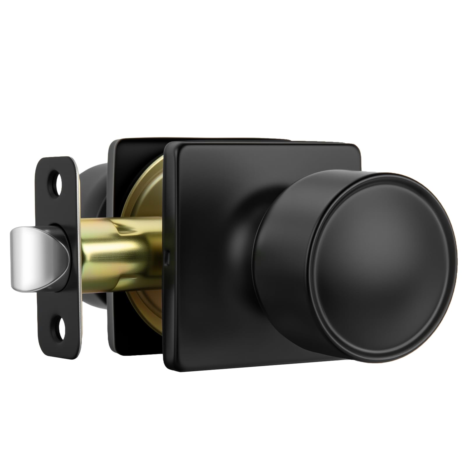 Goldenwarm Matte Black Door Knobs - 10 Pack -26