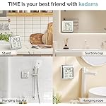 KADAMS Shatterproof Shower Clock