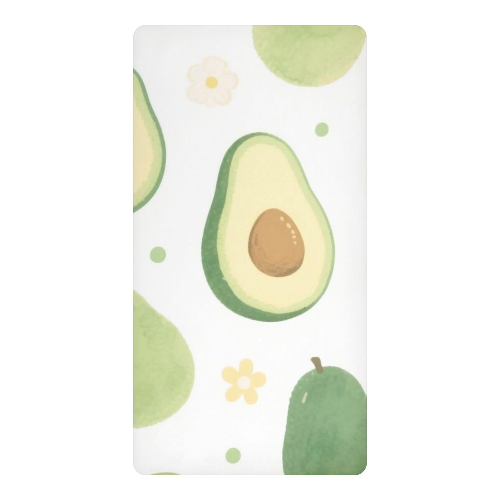 Draps de lit imperméables pour tout-petits literie mignonne dessin animé vert