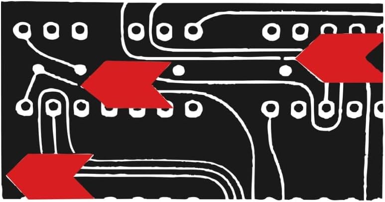 706SO306-706SO306 Inspection Arrows, Paper, 3/16 inch x1/4 inch, 3 inch Core 6.4mil Fl. Red, 1000/Roll