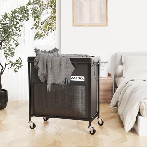 Heavy-Duty-220L-Laundry-Hamper-Laundry-Basket-Oxford-Fabric-with-Wheels-Large-Capacity-Metal-Frame-Designed-Laundry-Clothes-Organizer-for-Laundry-Room-Bathroom