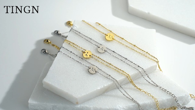 Bracciale da donna in Oro 18 kt Placcato braccialetto fascia semirigido