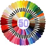 Broderie Échevins de soie 50 Couleurs Bracelet d'amitié Making Kit Cross Stitch Fils Kit Broderie Bracelet Chaîne