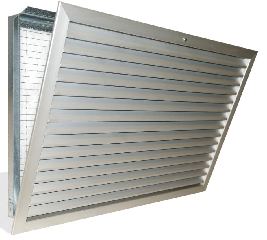 Griglia di filtro dell'aria di ritorno in alluminio, porta rimovibile, copertura stampata piatta dello sfiato di HVAC per applicazioni sul muro laterale e sul soffitto