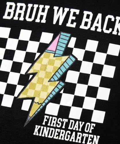 Image of Unique Baby Boys Kindergarten Vibes Only Back to School T Shirt