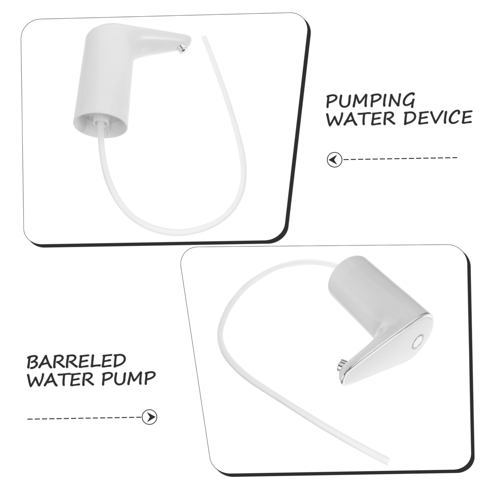 Bomba Eléctrica para Botellas de Agua 5w 5v USB Color Blanco