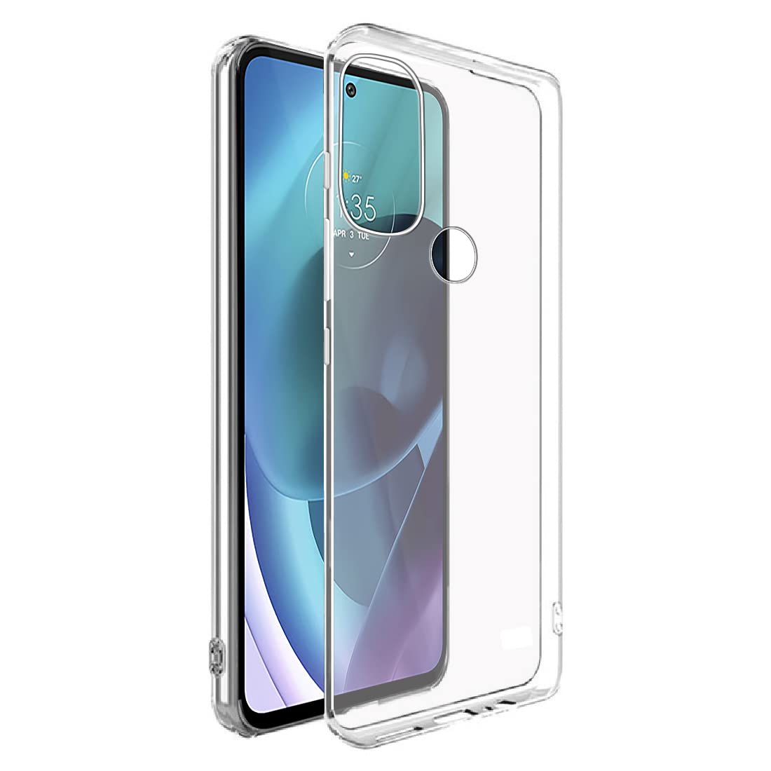Casotec Crystal Clear Back Case for Motorola Moto G71 5G | Raised Bumps for Camera & Screen Protection | Clear Soft Silicone Back Case Cover for Motorola Moto G71 5G (TPU | Transparent) (B09WYPF9G6) Amazon Price History, Amazon Price Tracker
