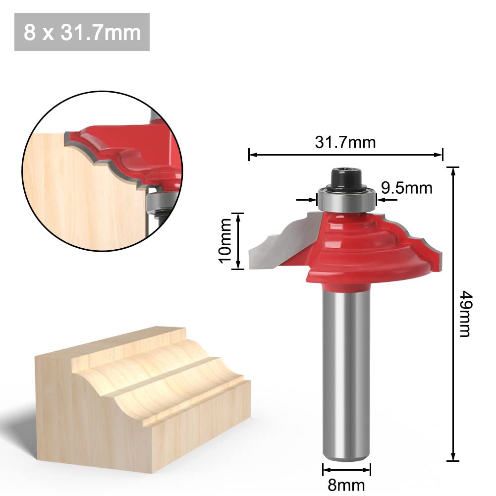 Fresa A Disco 8 Mm Per Legno - Lama In Carburo, Taglio 4 Mm, Per Scanalature E Incassi - 4
