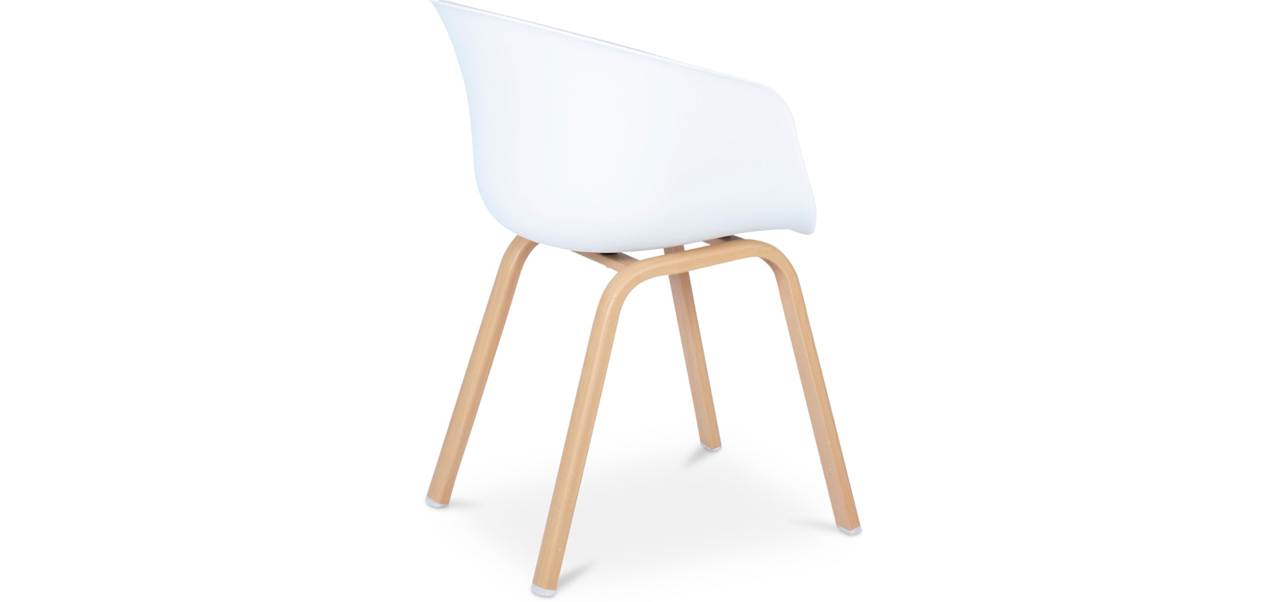 Scandinavian Style Silla de comedor escandinava acolchada con reposabrazos, color gris oscuro