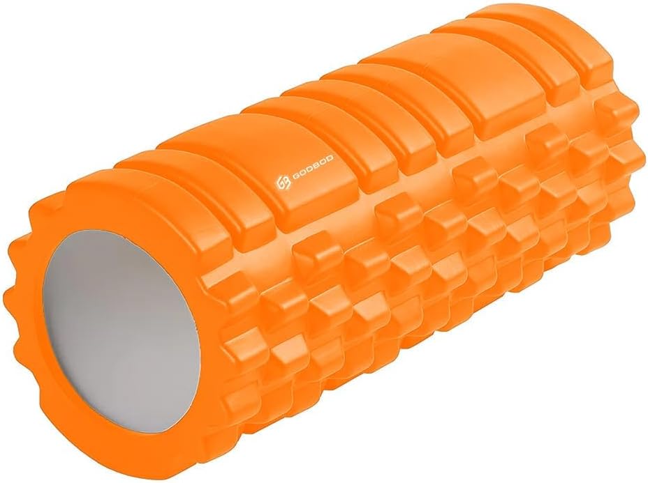 Foam Roller – Deep Tissue Medium Density Muscle Massager with Myofascial Trigger Point Release, Back Massage Roller for Soreness and Mobility 13 x 5.5 Inch